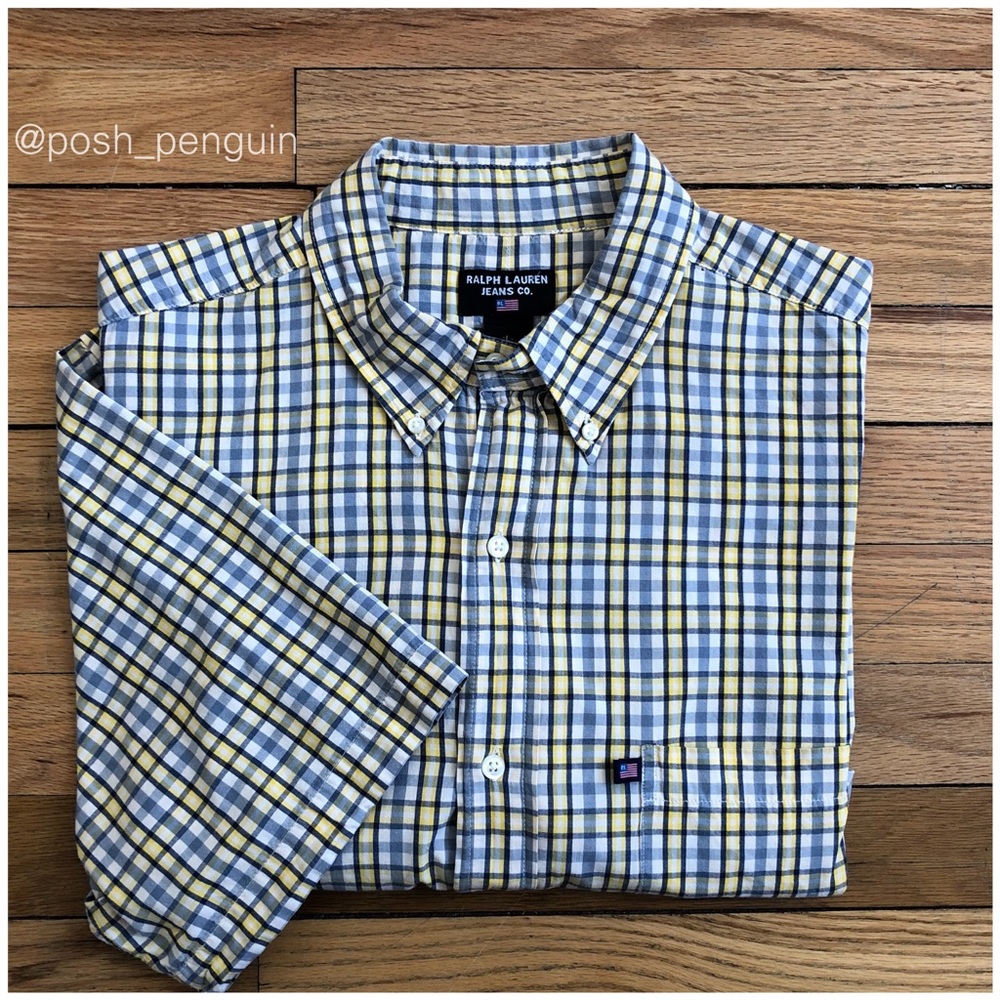⬇️45 Ralph Lauren Jeans Checked Shirt L